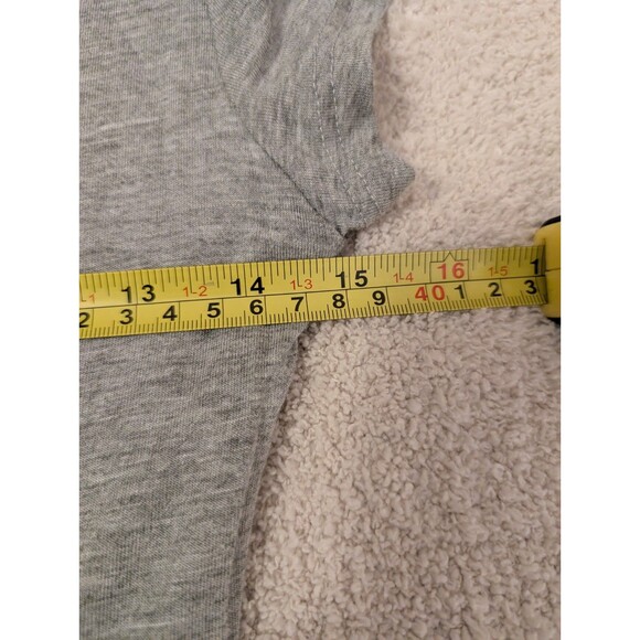 See You Monday Dress Womens M Grey Midi Sheath Bodycon Stretch Anthropologie - Picture 10 of 12